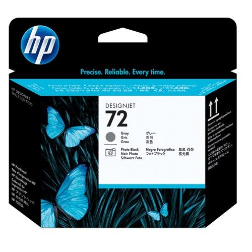HP 72 GRAY AND PHOTO BLACK PRINTHEAD C9380A