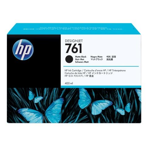 HP 761 MATTE BLACK 400 ML INK CARTRIDGE FOR DESIGNJET T7100