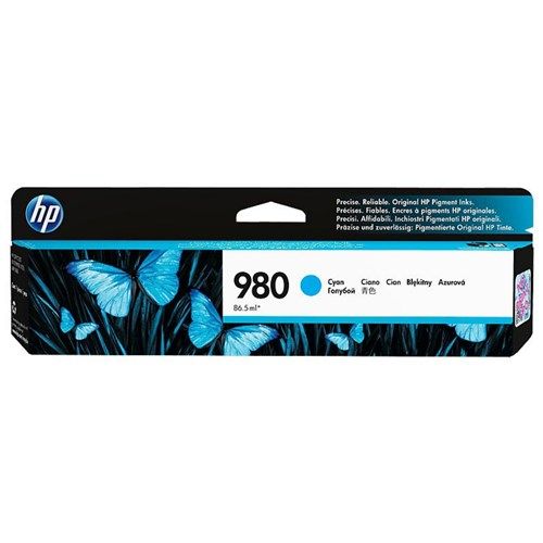 HP 980 D8J07A CYAN INK CART 6.6K PAGES