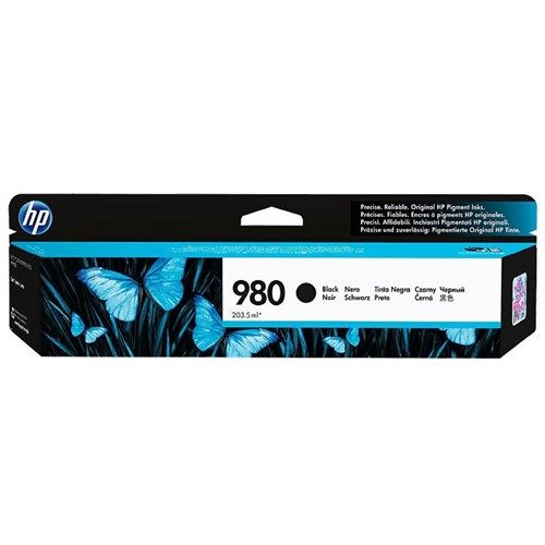 HP 980 D8J10A BLACK INK CART 10K PAGES