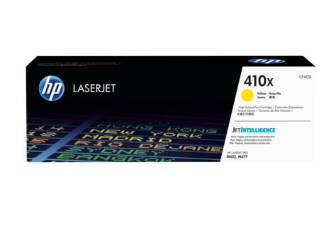 HP 410X YELLOW LASERJET TONER CARTRIDGE 5K LJET M452/M477