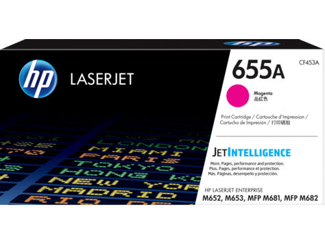 HP 655A MAGENTA ORIGINAL LASERJET TONER CARTRIDGE