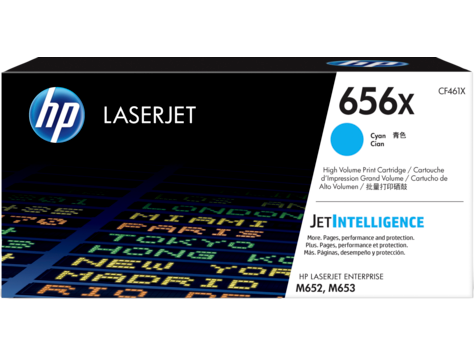 HP 656X CYAN ORIGINAL LASERJET TONER CARTRIDGE