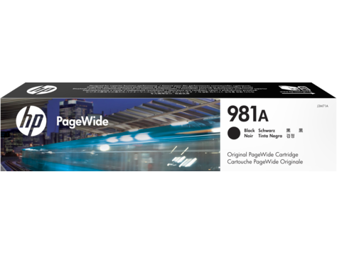 HP 981A BLACK ORIGINAL PAGE WIDE CRTG 6K