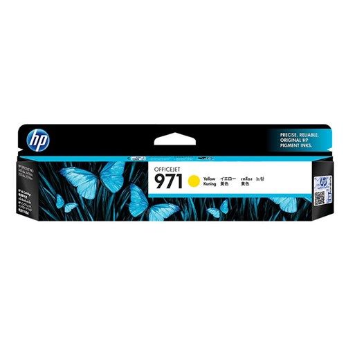 HP 971 YELLOW INK CARTRIDGE 2.5K FOR OFFICEJET PRO X