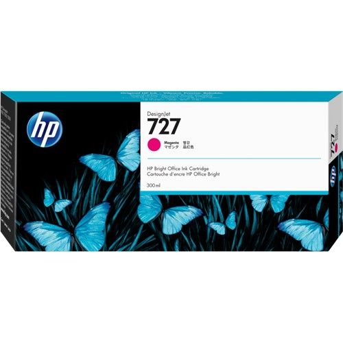 HP 727 300ML MAGENTA DESIGNJET INK CARTRIDGE