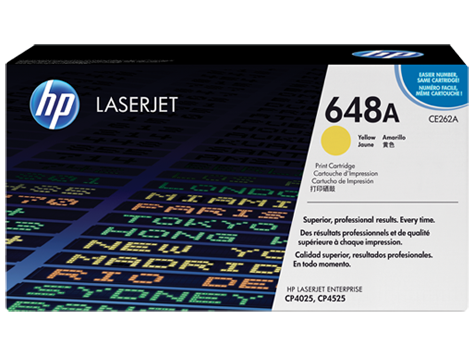 HP 648A YELLOW TONER 11000 PAGE YIELD FOR CLJ CP4025 CP4525