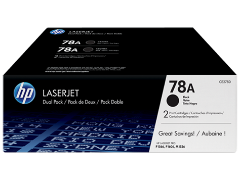 HP 78A BLK DUAL PACK LJ TONER CARTRIDGE