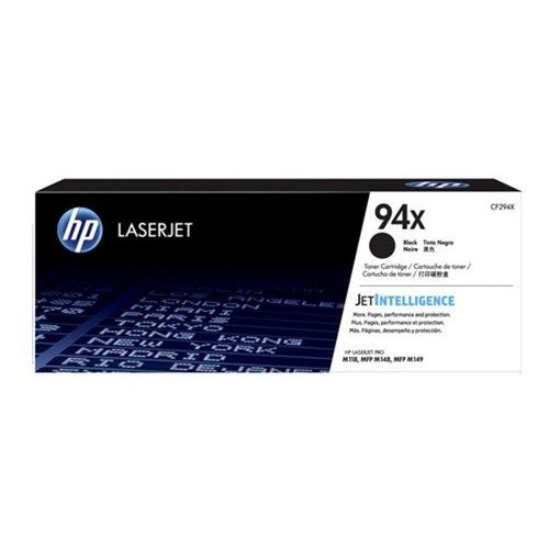 HP 94X BLACK ORIGINAL LASERJET HIGH YIELD TONER CARTRIDGE