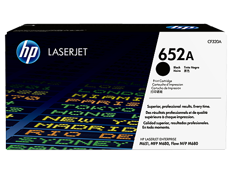 HP 652A BLACK LASERJET TONER CARTRIDGE
