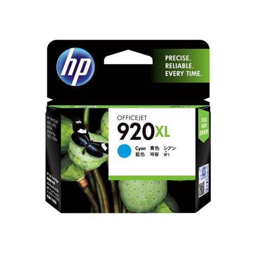 HP 920XL CYAN INK 700 PAGE YIELD FOR OJ 6000 & 6500