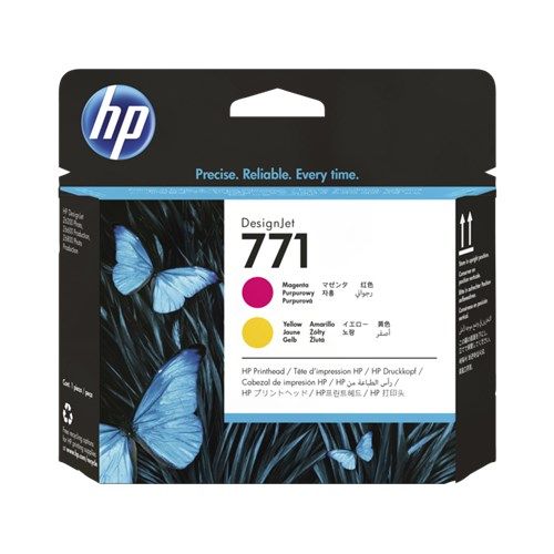 HP 771 MAGENTA YELLOW DESIGNJET PRINTHEAD