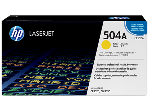 HP CE252A YELLOW TONER 7000 PAGE YIELD FOR CP3520 CM3530