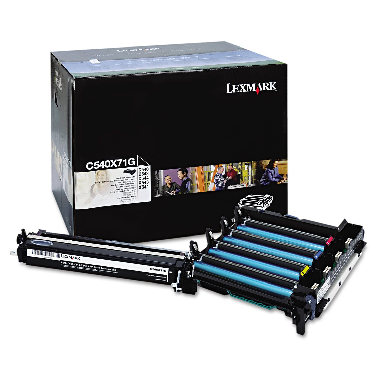 C54X X54X BLACK IMAGING KIT 30K PAGESCONTAINS C540X31G
