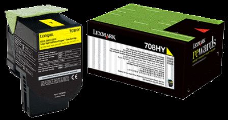 708XYE YELLOW EXTRA HIGH YIELD CORPORATE TONER CARTRIDGE 4K CS510