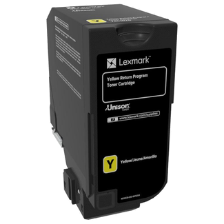 CS720/CS725/CX725 YELLOW RETURN PROGRAM TONER CART 3K