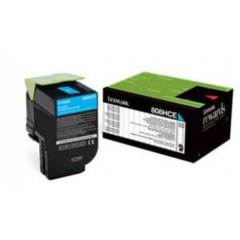 808HCE CYAN HIGH YIELD CORPORATE TONER CARTRIDGE 3K CX410/CX510