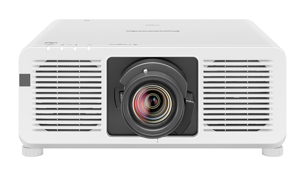 PANASONIC PT-REQ12WE 12000 LUMENS 1DLP 4K 100001 CONTRAST - WHITE WITH STD LENS