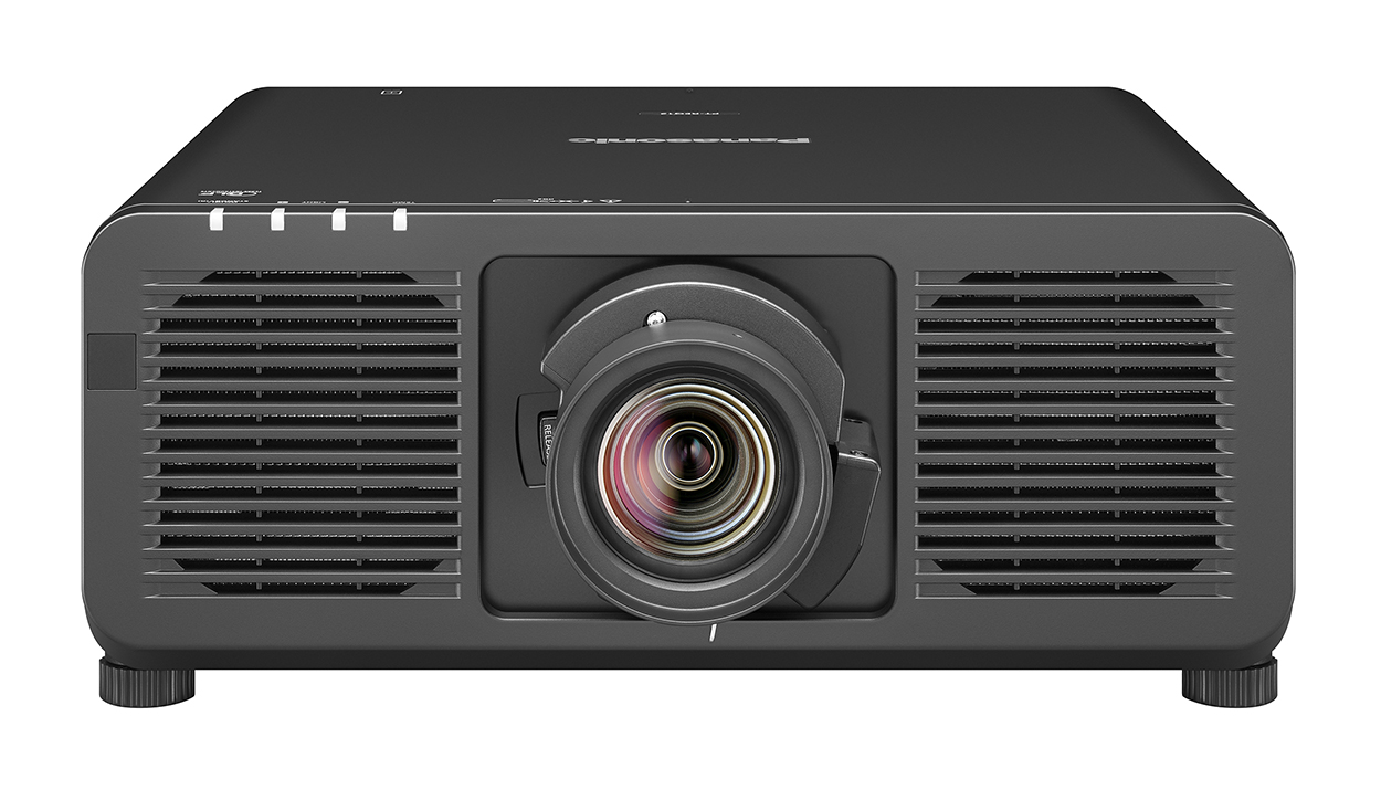 PANASONIC PT-REQ80BE 8000 LUMENS 1DLP 4K 100001 CONTRAST - BLACK WITH STD LENS