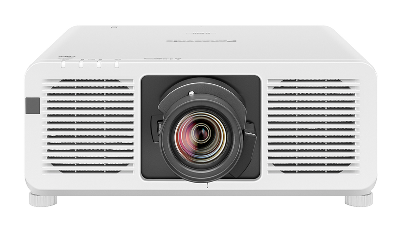 PANASONIC PT-REQ80WE 8000 LUMENS 1DLP 4K 100001 CONTRAST - WHITE WITH STD LENS