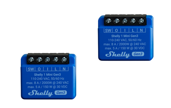 SHELLY 1 MINI GEN 3 KITS