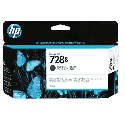HP 728B 300ML MATTE BLACK INK