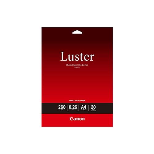 A4 PROFESSIONAL LUSTER TEXTURE 260 GSM 20 SHEETS PER PACK FOR PIXMA PRO