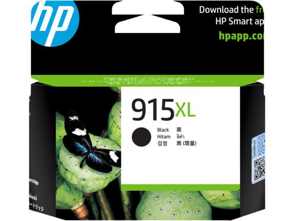 HP 915XL BLACK ORIGINAL INK CARTRIDGE 825 PAGES