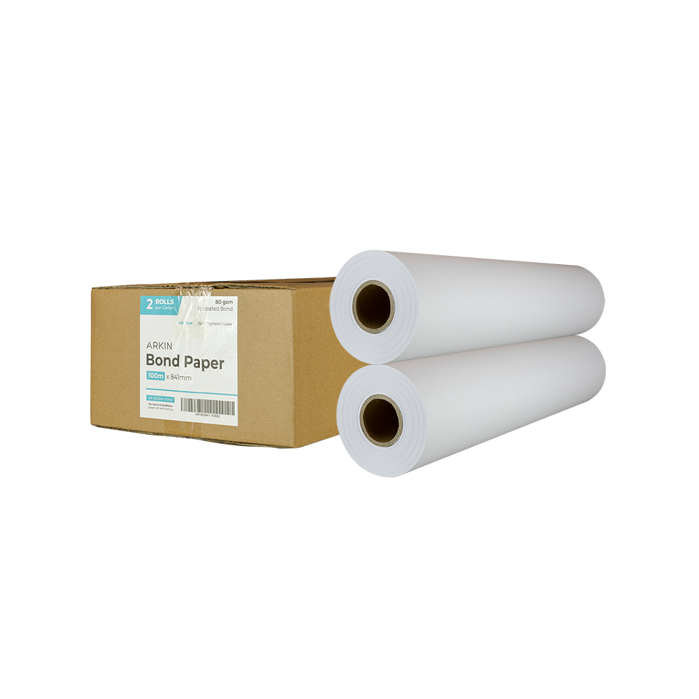 BOND PAPER 80GSM - 841MM X 100M Replace-CHRARBO841-100M1 JAN25