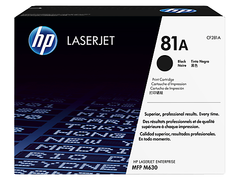 HP 81A BLACK LASERJET TONER CARTRIDGE