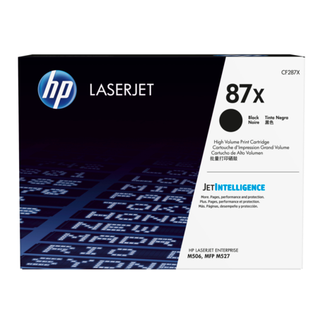 HP 87X BLACK LASERJET TONER CARTRIDGE 18K LJET ENT M506 /M527