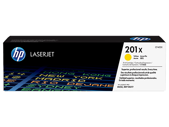 HP 201X YELLOW LASERJET TONER CARTRIDGE