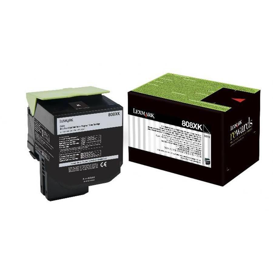808XKE BLACK EXTRA HIGH YIELD CORPORATE TONER CARTRIDGE 8K CX510