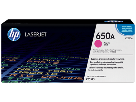 HP 650A MAGENTA TONER 15000 PAGE YIELD FOR CLJ CP5520