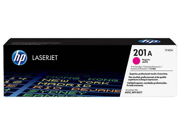 HP 201A MAGENTA LASERJET TONER CARTRIDGE