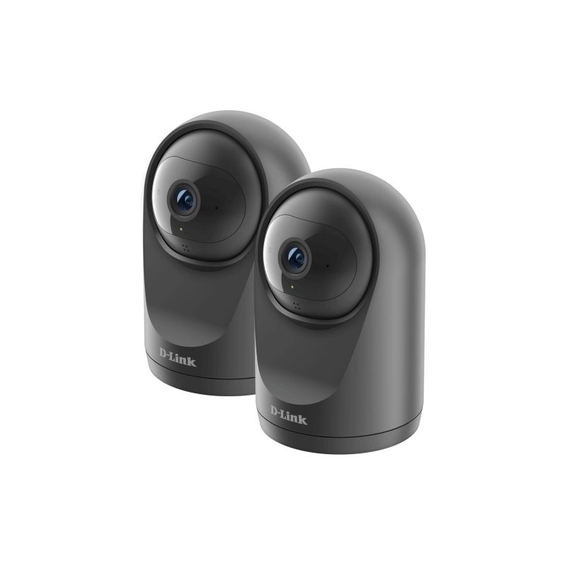D-Link DCS-6500LHV2 Compact Full HD Pan &amp; Tilt Wi-Fi Camera - 2 Pack
