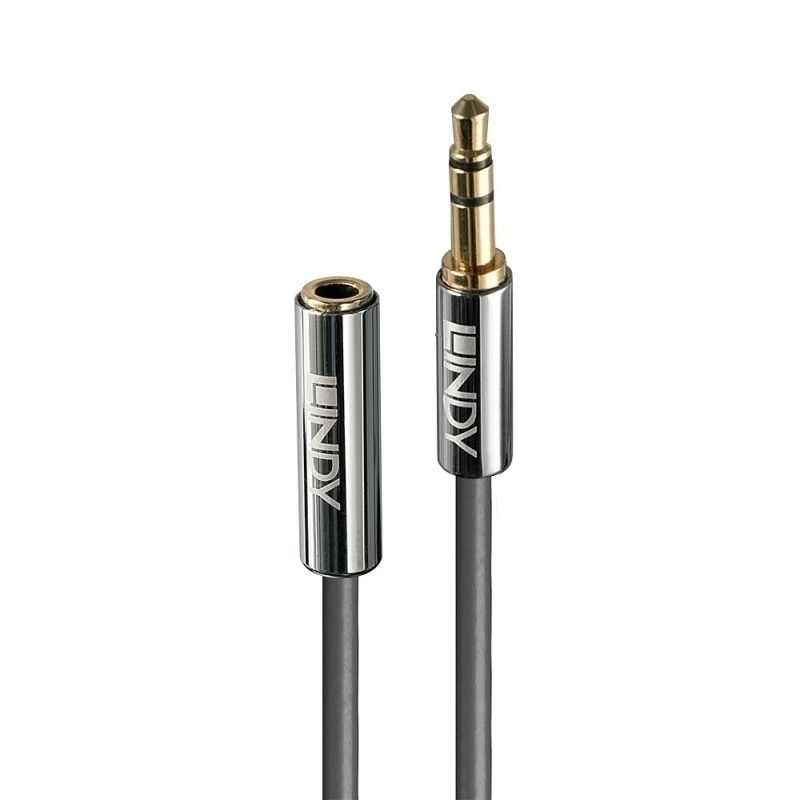 Lindy 0.5m 3.5mm Extension Audio Cable - Cromo Line