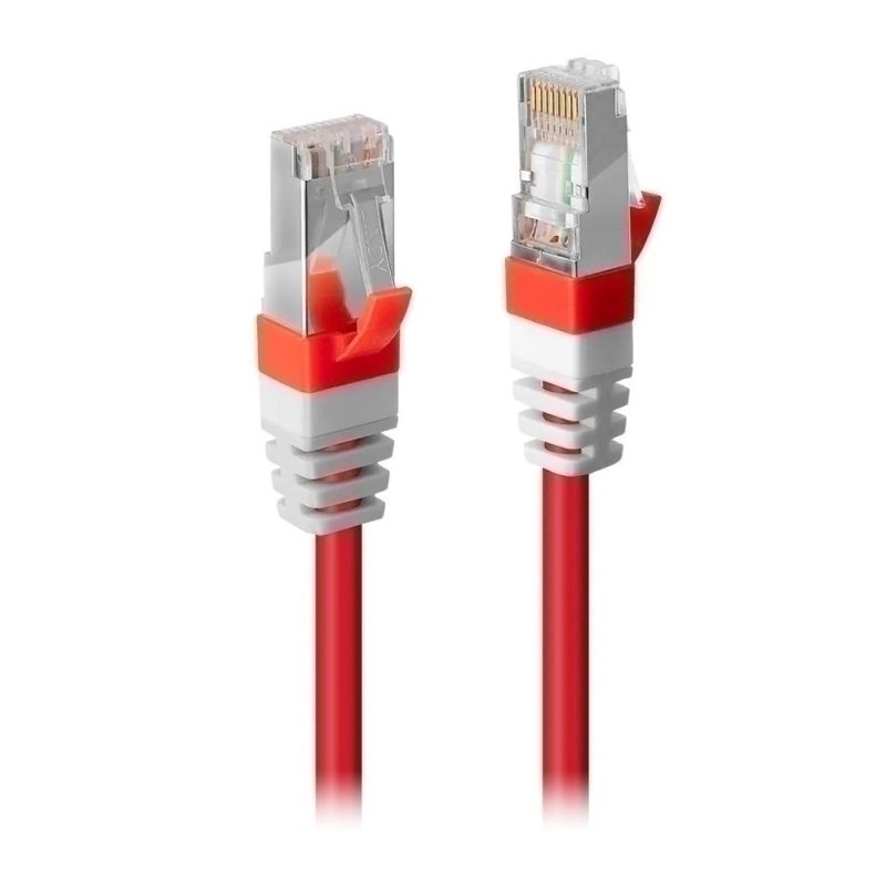 Lindy 2m CAT.6A S/FTP LSZH Gigabit Ethernet Cable - Red