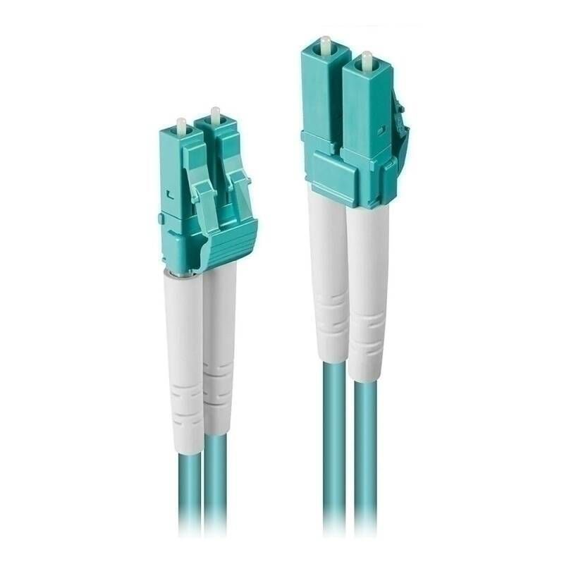 Lindy 2m Fibre Optic Cable LC-LC 50/125um OM3 - Aqua