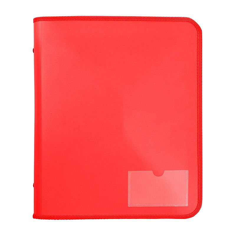 Marbig Zipper Binder W/ Tech Case 25mm 2D Red