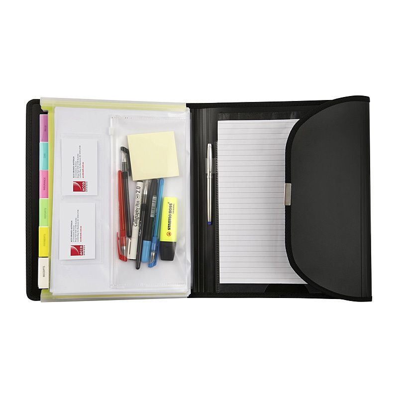 Marbig Professional Compendium 6 Pocket PP Black