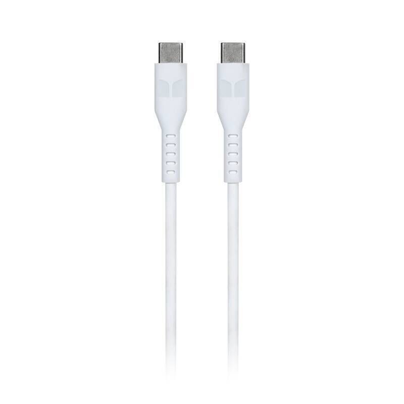 Monster USB-C to USB-C Thermo Plastic Elastometer Cable - White 1.2m