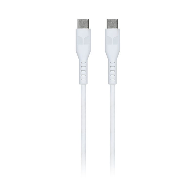 Monster USB-C to USB-C Thermo Plastic Elastometer Cable - White 2m