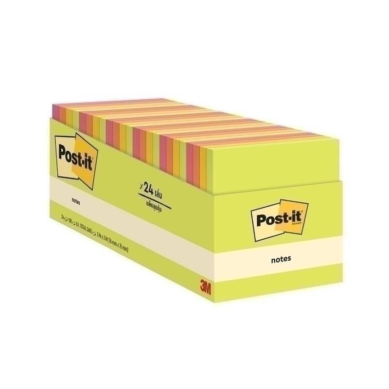 Post-It Notes 654-24ASST Bx24