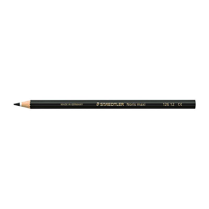 Staedtler Noris Club MAXI Learner Colour Pencil - 12 Pack - Black