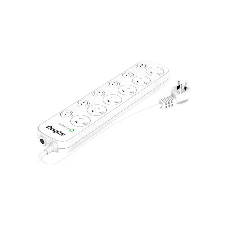 Energizer ET-6OSPSSW 6-Port Powerboard - Individual Switches