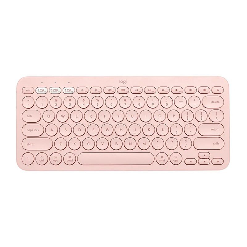 Logitech K380 Multi-Device Bluetooth Keyboard For Mac (Rose)