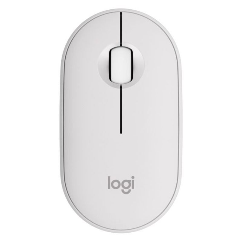 Logitech M350S Pebble Mouse 2 (Tonal White)