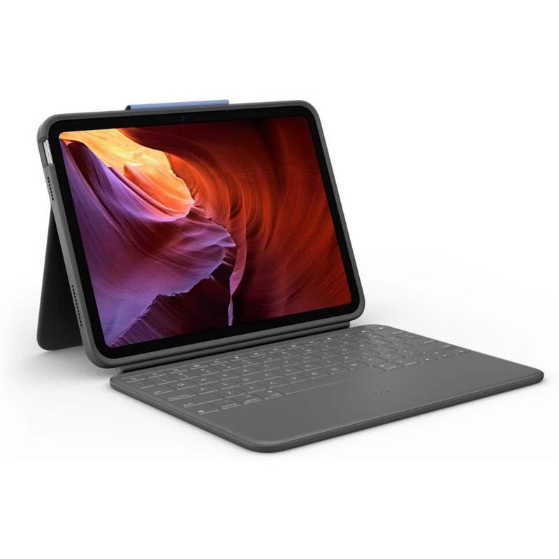 Logitech Rugged Folio Protective Keyboard Case for IPAD 10Gen