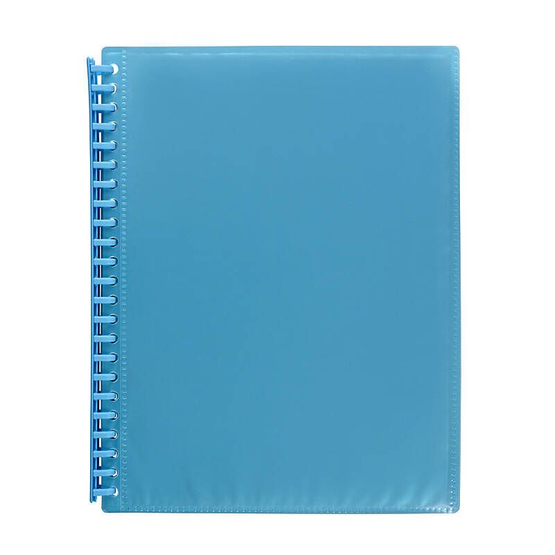Marbig Clearview Refillable D/Book 20Poc Trans Mar